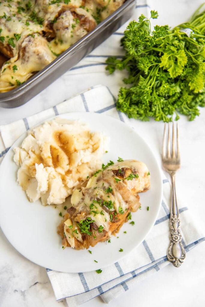 Crockpot French Onion Chicken