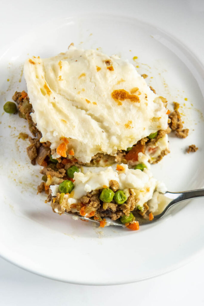 not your mama's instant pot shepherd's pie