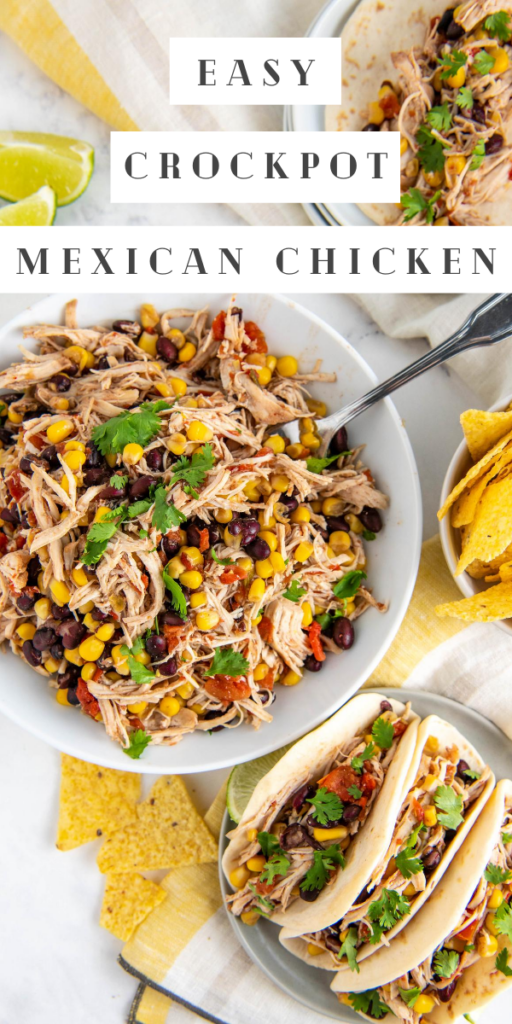 Easy Crockpot Mexican Chicken | Easy Dinner Ideas