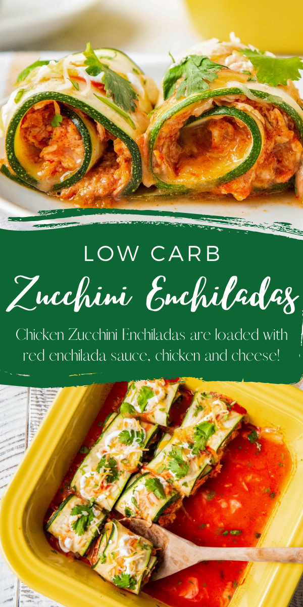 Easy Chicken Zucchini Enchiladas Easy Dinner Ideas