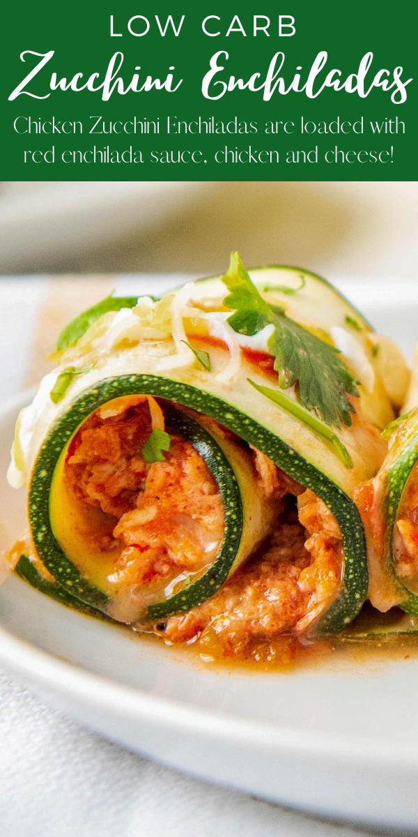 Easy Chicken Zucchini Enchiladas Easy Dinner Ideas