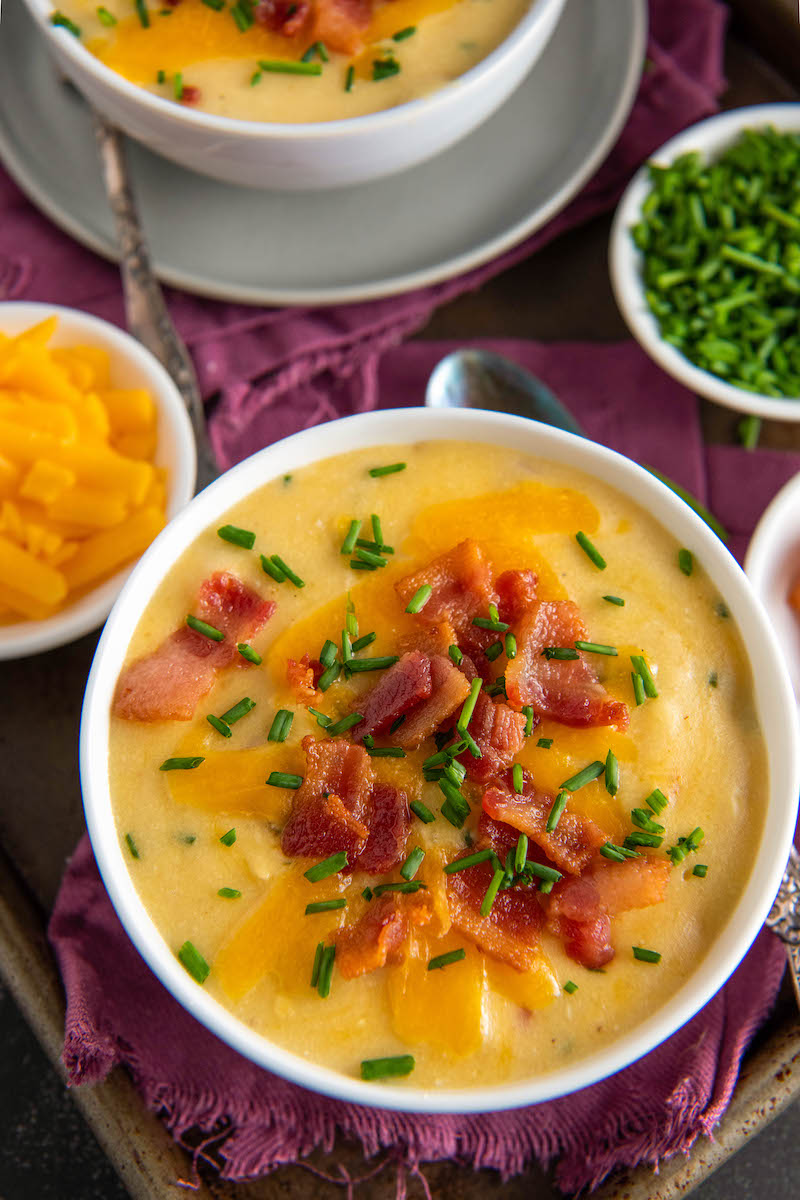 The BEST Loaded Potato Soup Easy Dinner Ideas