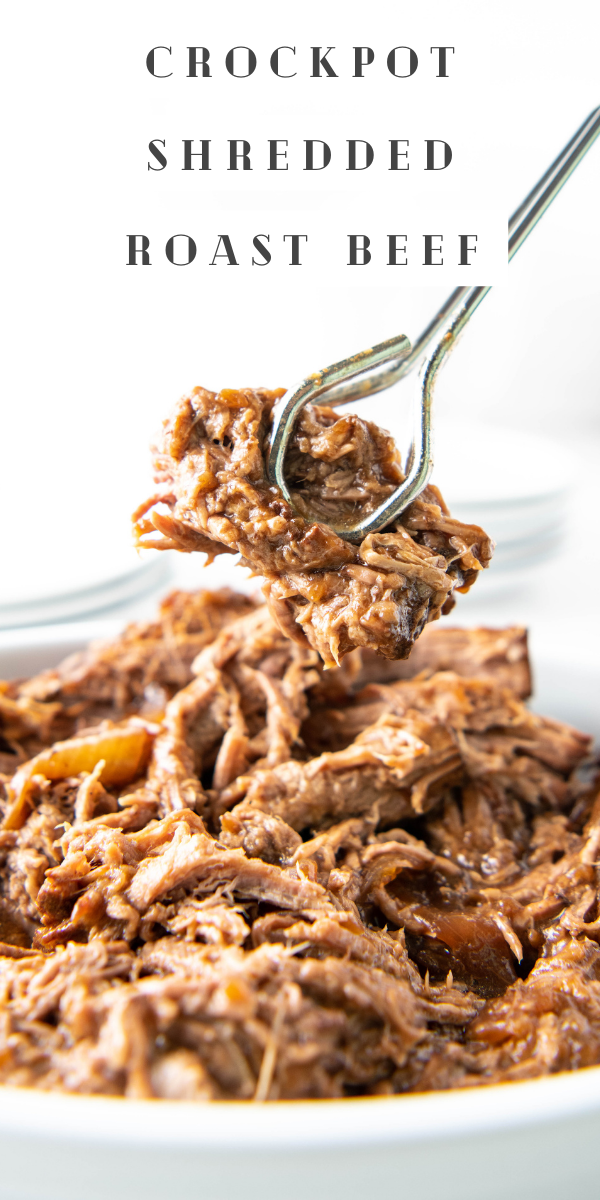 Crockpot Shredded Beef | You Only Need 5 Easy Ingredients!