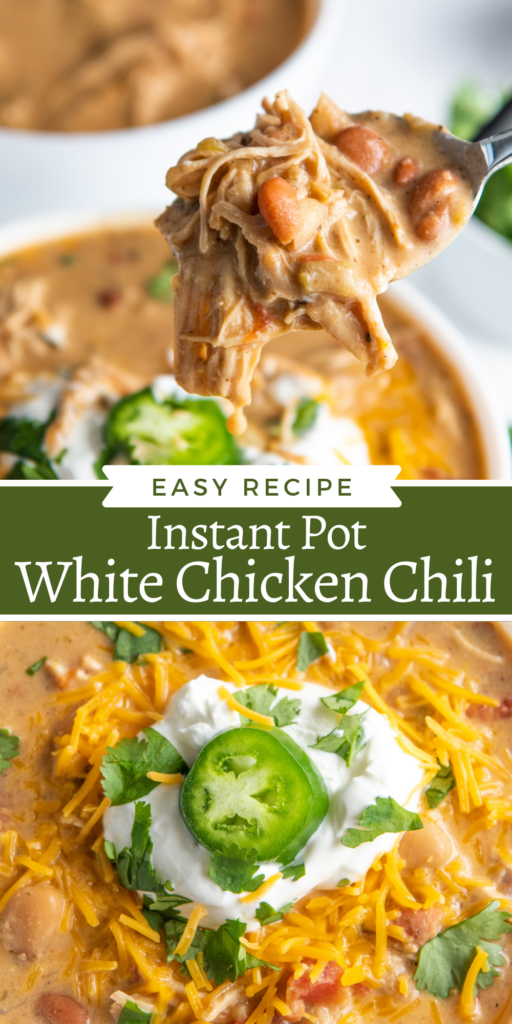 Instant Pot White Chicken Chili Recipe | Easy Dinner Ideas