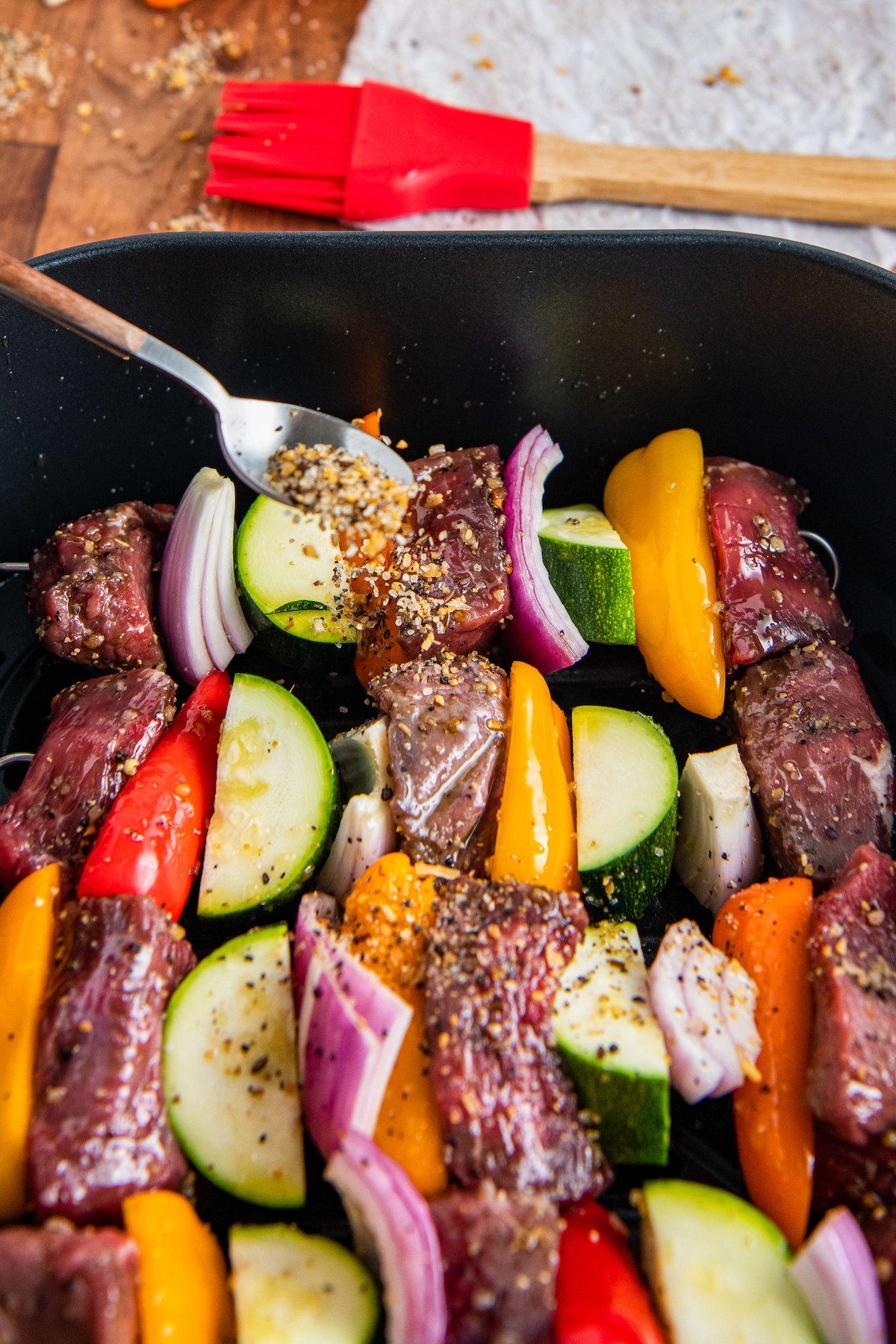 Air Fryer Steak Kabobs In 30 Minutes Easy Dinner Ideas