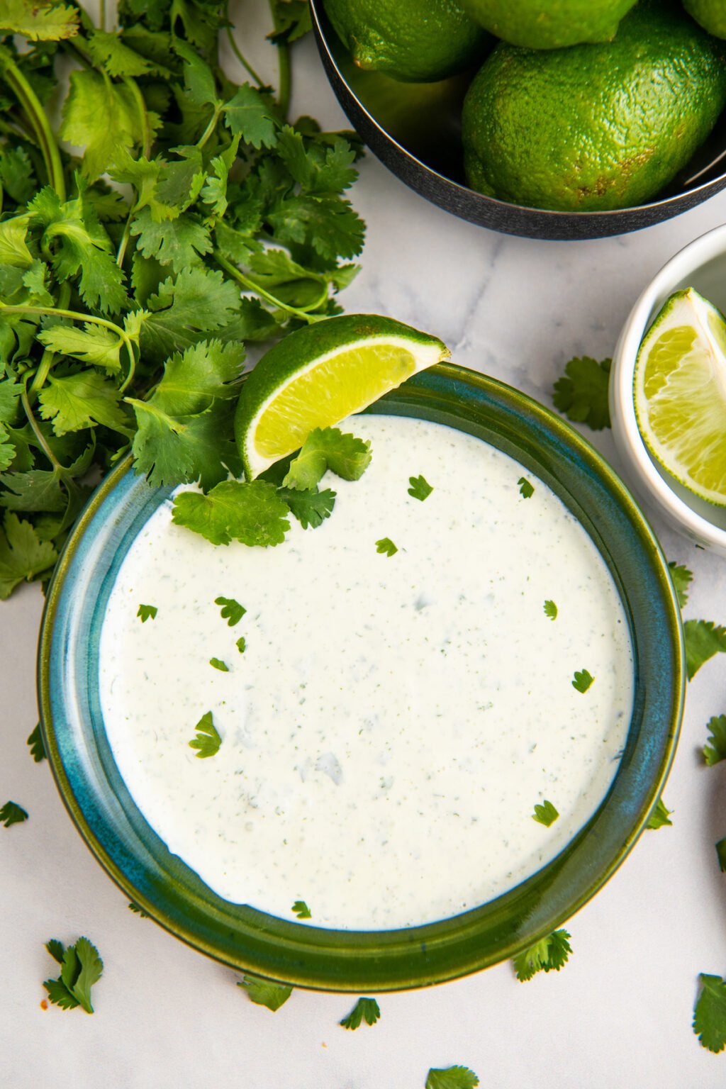 Cilantro Lime Crema - Ready In 5 Minutes | Easy Dinner Ideas