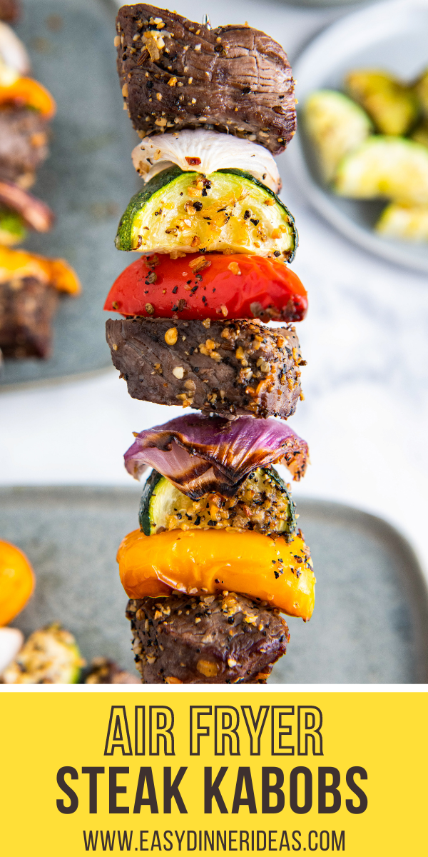 30Minute Air Fryer Steak Kabobs Recipe Easy Dinner Ideas