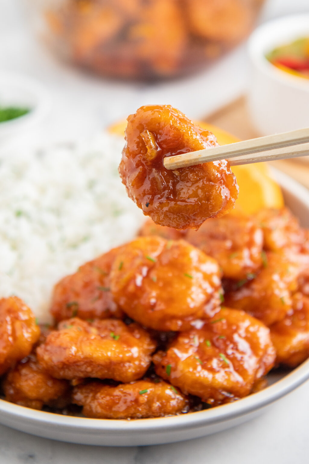 Easy Air Fryer Orange Chicken Recipe Easy Dinner Ideas