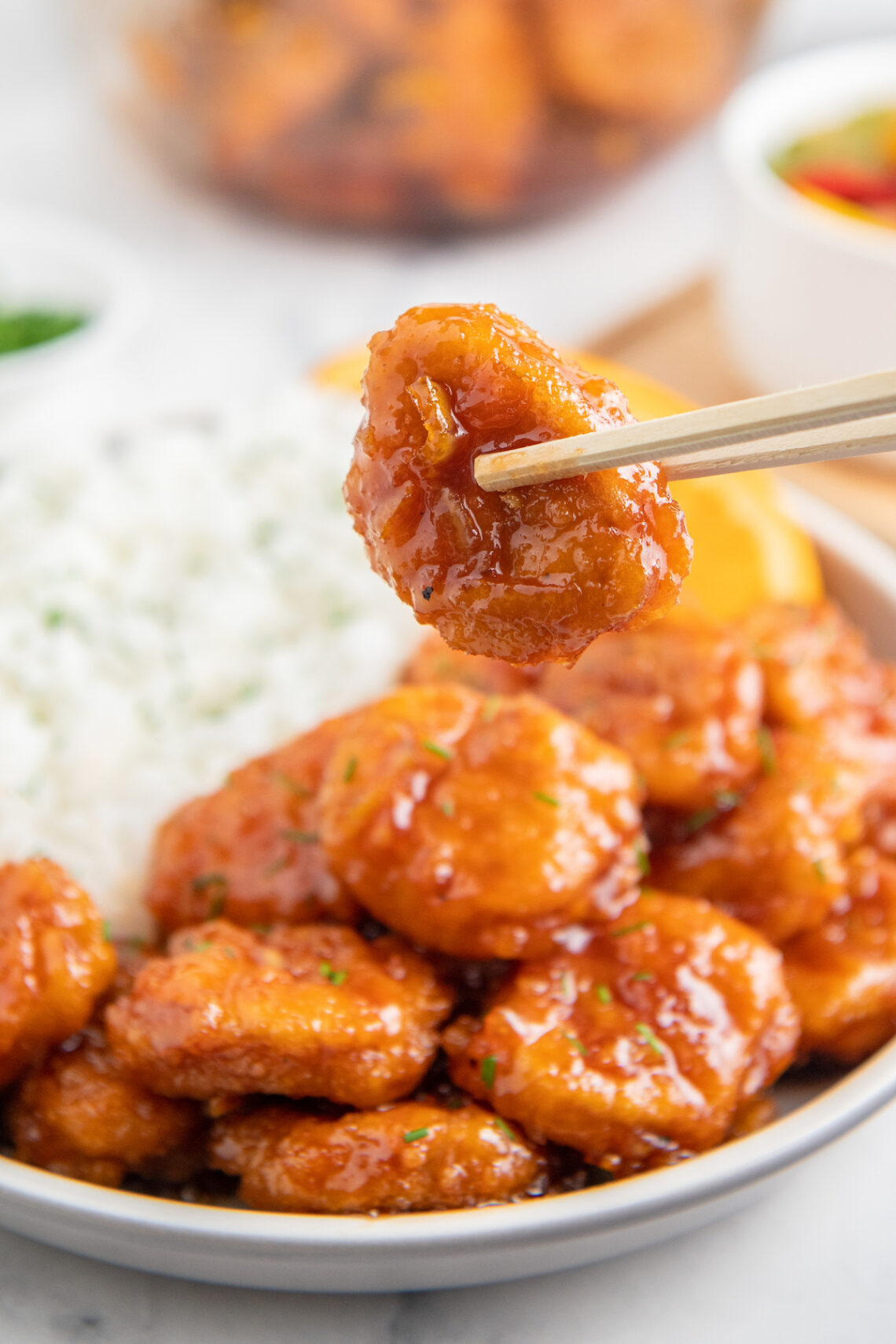 Easy Air Fryer Orange Chicken Recipe Easy Dinner Ideas