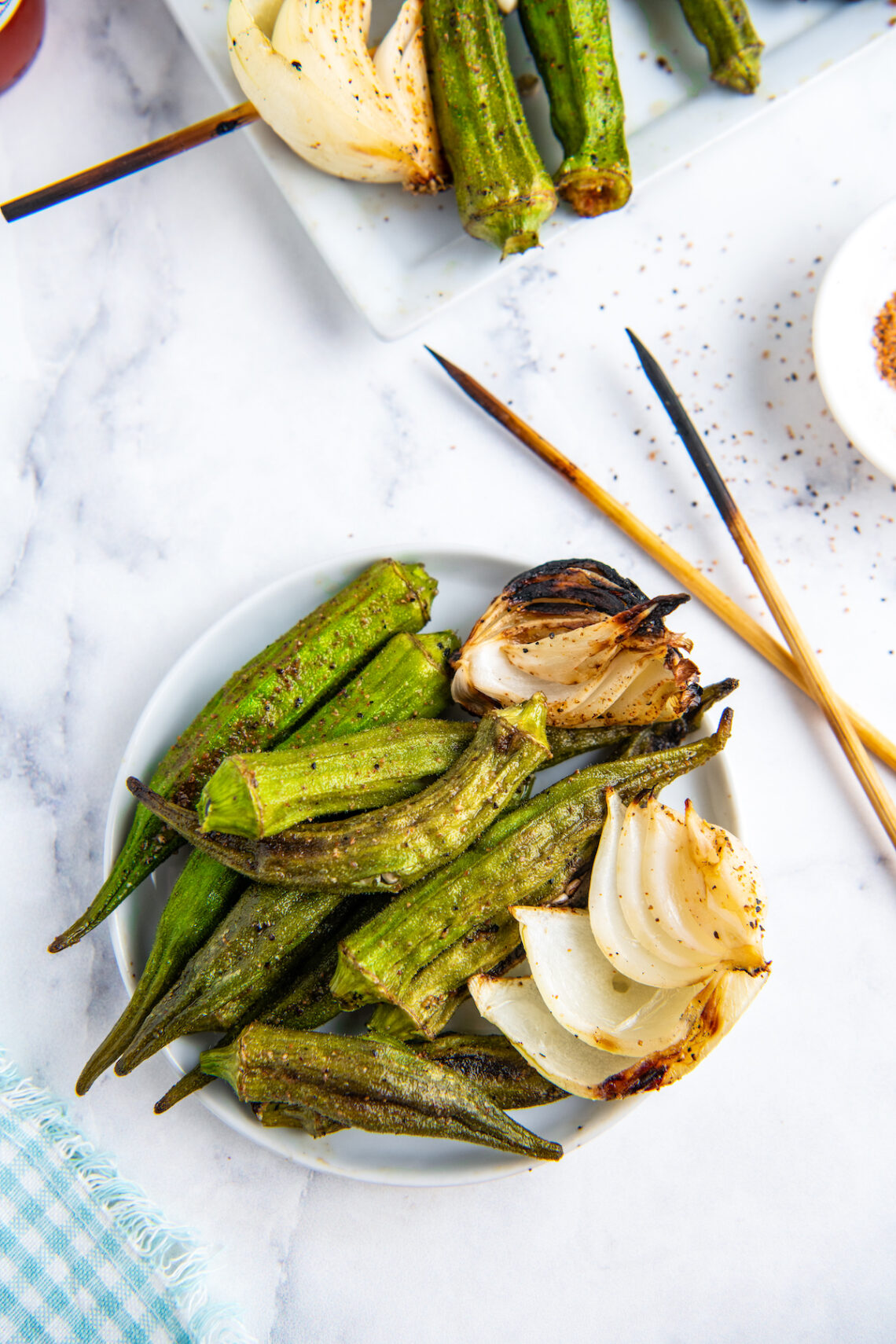 The Best Grilled Okra Recipe! Easy Dinner Ideas