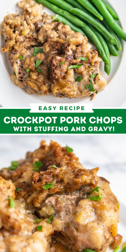 Slow Cooker Pork Chops with Stuffing | Easy Dinner Ideas