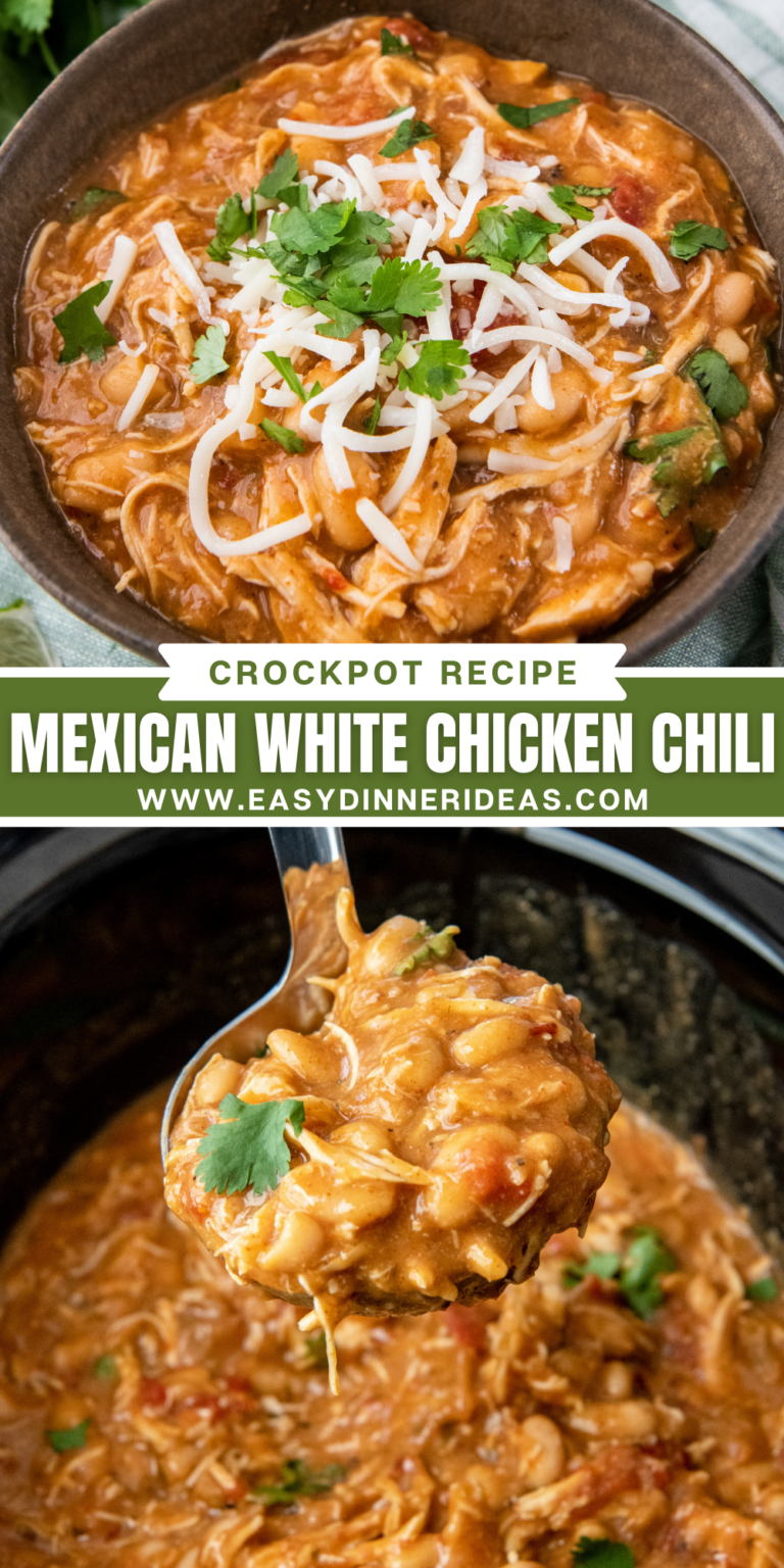 Crock Pot White Chicken Chili Recipe | Easy Dinner Ideas
