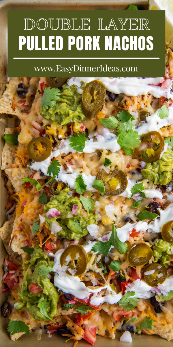 Easy Pulled Pork Nachos (Super Crispy!) Easy Dinner Ideas