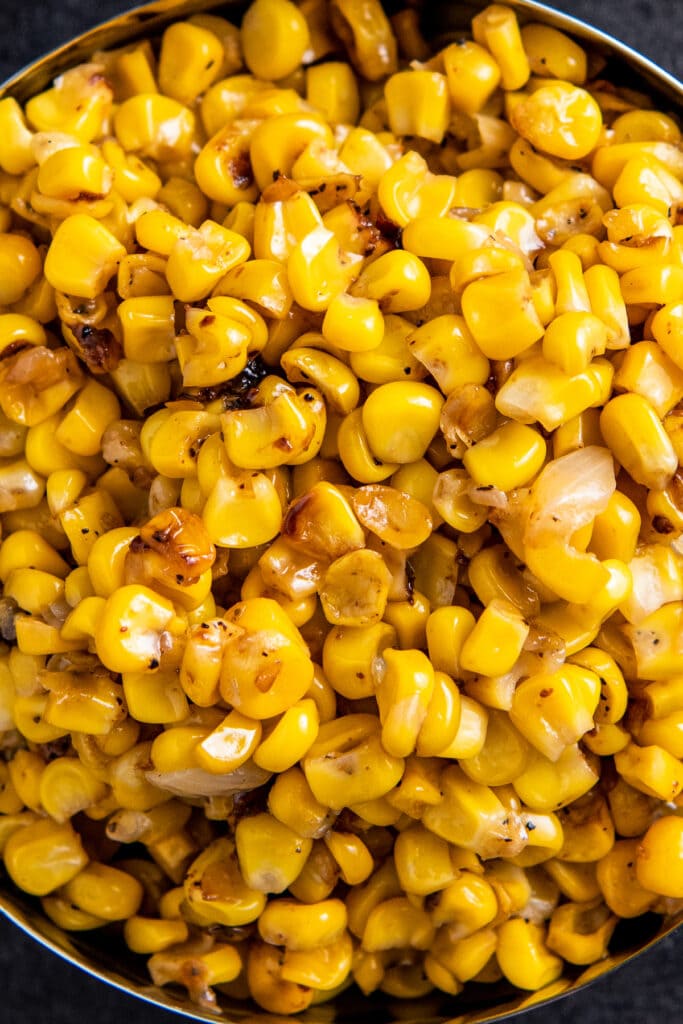 Easy Skillet Fried Corn Recipe | Easy Dinner Ideas