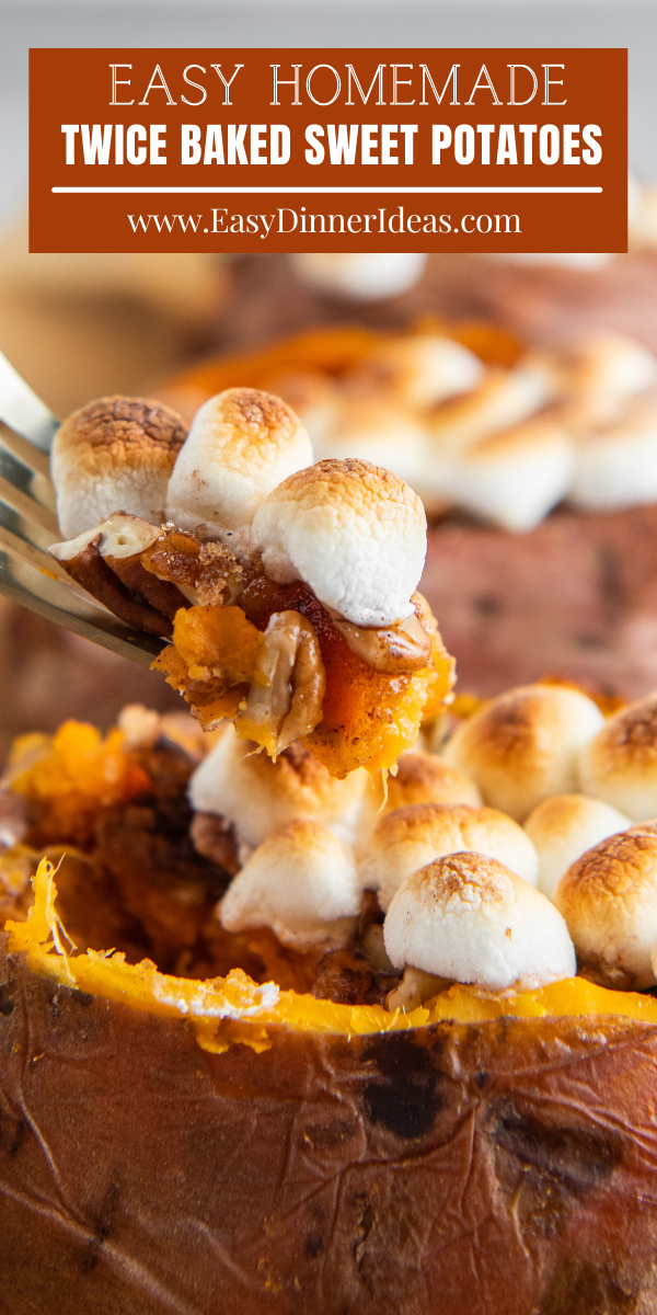 Easy Twice Baked Sweet Potatoes Easy Dinner Ideas