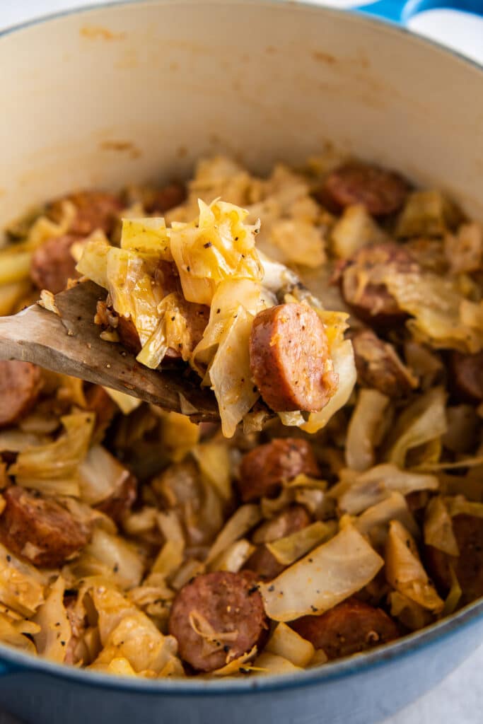 Easy Fried Cabbage and Sausage Recipe | Easy Dinner Ideas