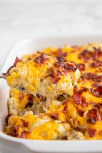 Twice Baked Potato Casserole Recipe | Easy Dinner Ideas