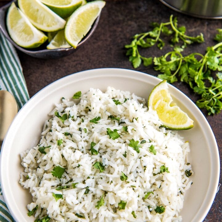 The BEST Cilantro Lime Rice Recipe | Easy Dinner Ideas