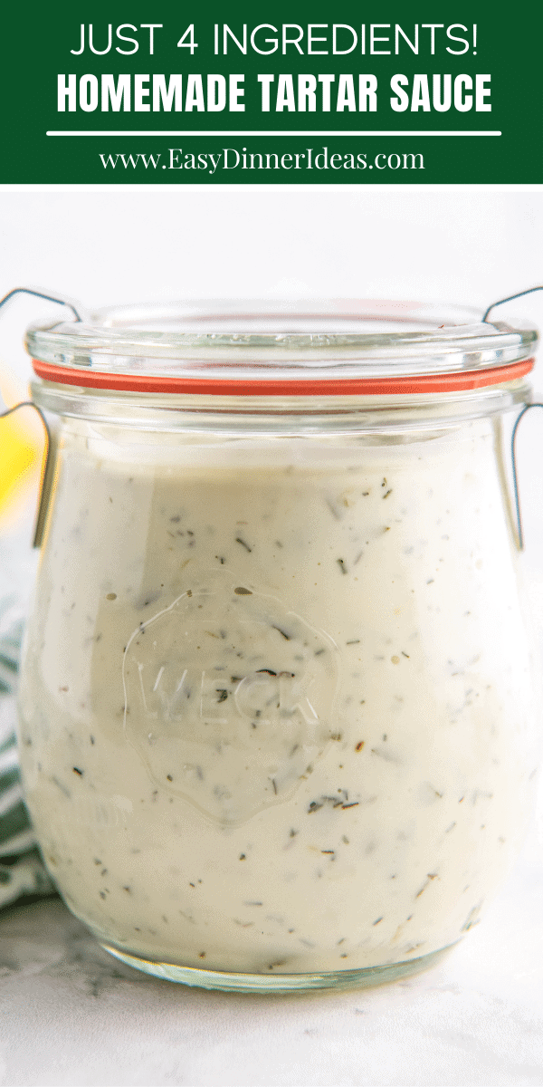 Homemade Tartar Sauce Easy Dinner Ideas