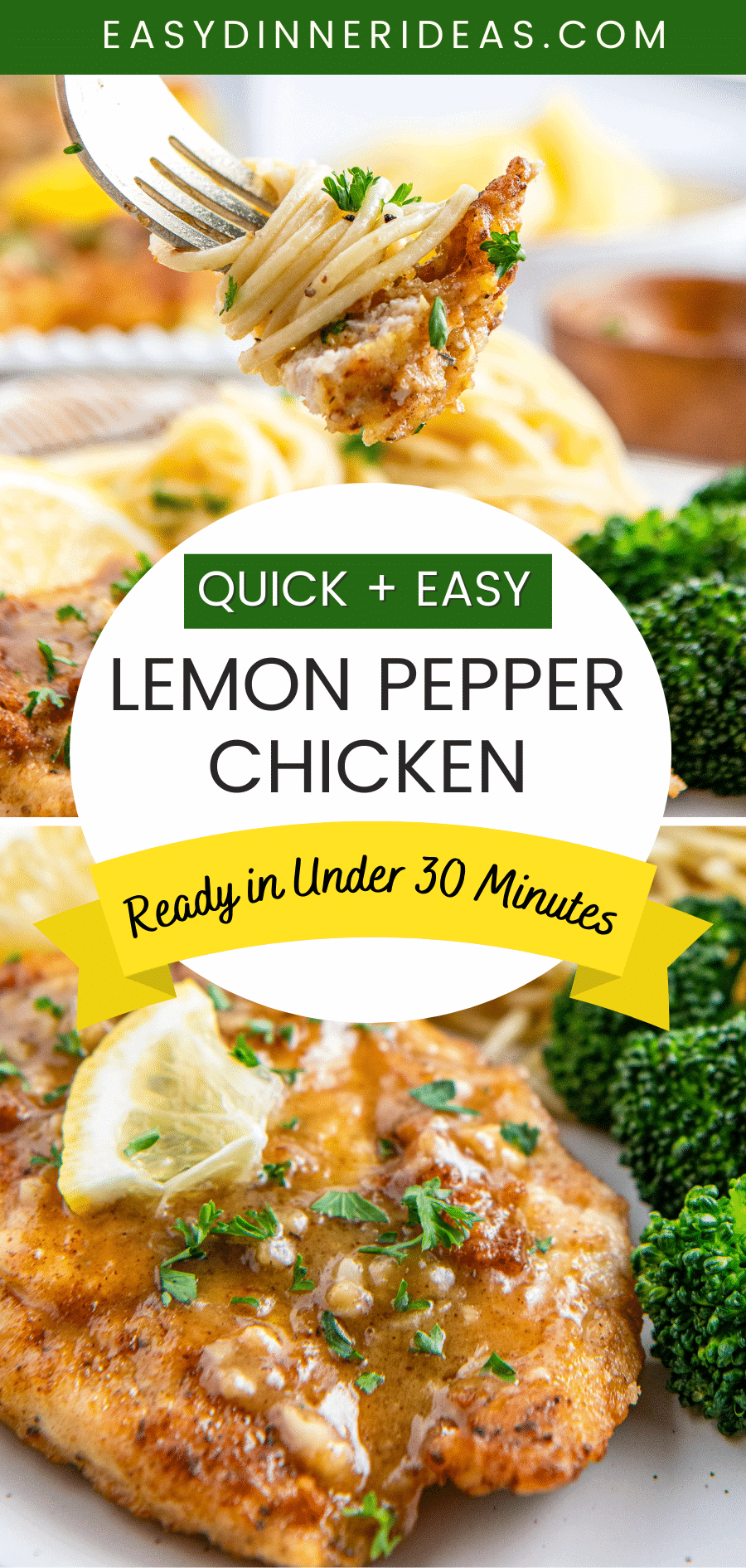 The BEST Lemon Pepper Chicken Recipe | Easy Dinner Ideas