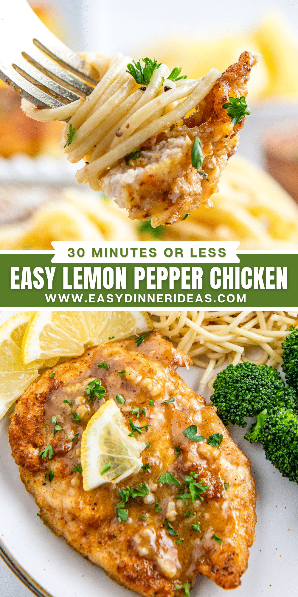The BEST Lemon Pepper Chicken Recipe | Easy Dinner Ideas