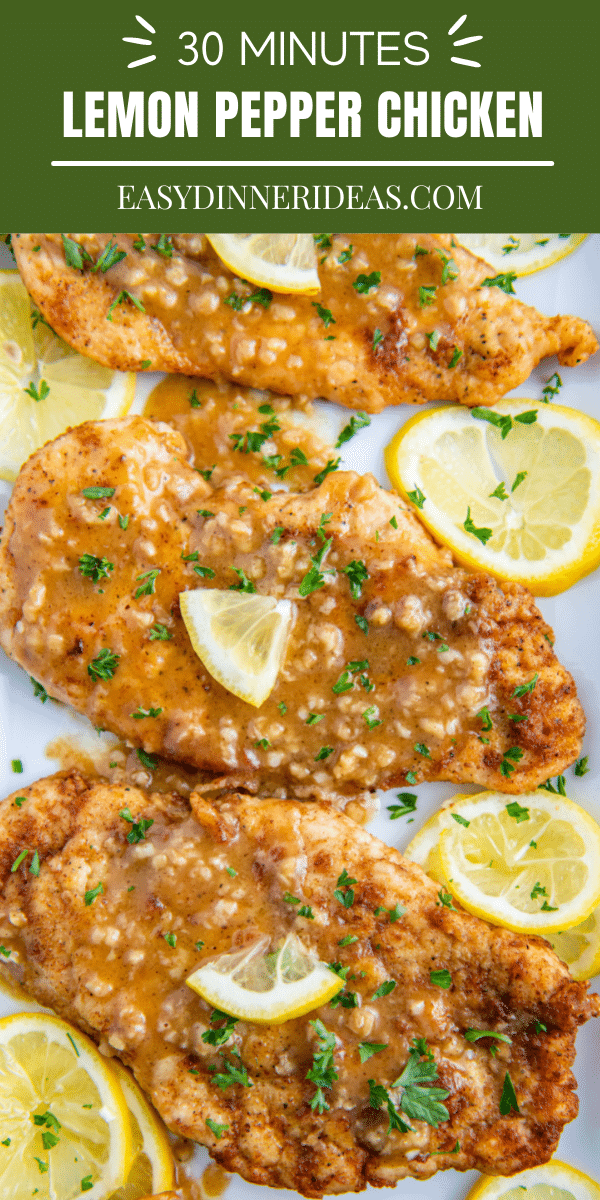 The BEST Lemon Pepper Chicken Recipe Easy Dinner Ideas