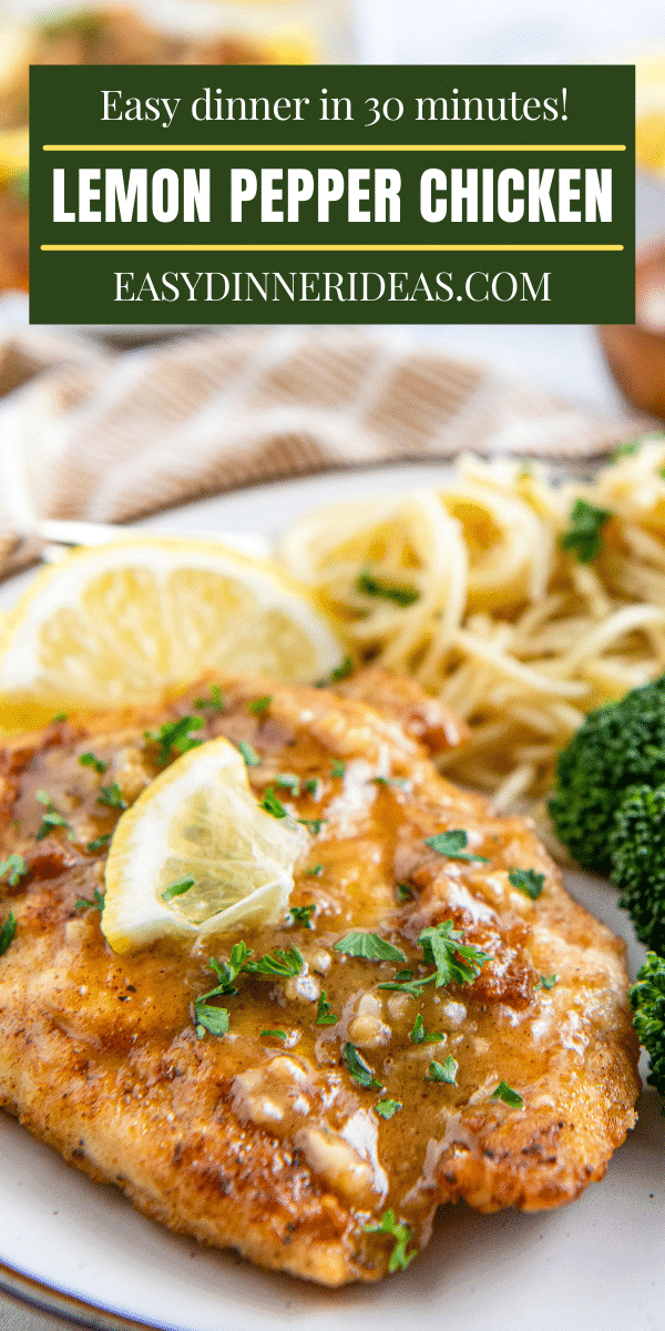 The BEST Lemon Pepper Chicken Recipe Easy Dinner Ideas