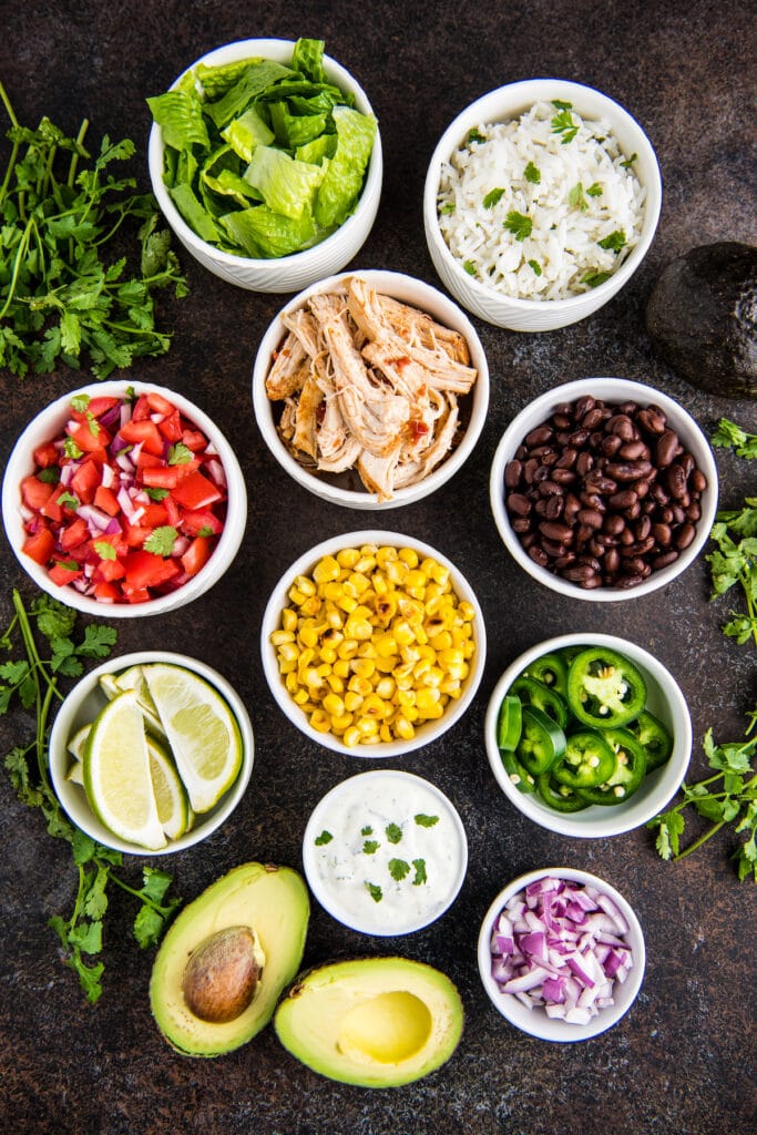 Easy Chicken Burrito Bowl Recipe | Easy Dinner Ideas