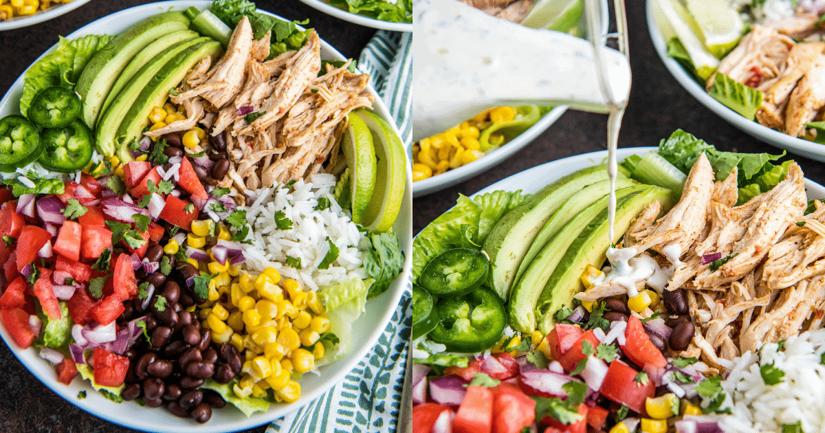 Easy Chicken Burrito Bowl Recipe — Registered Dietitian Columbia SC -  Rachael Hartley Nutrition