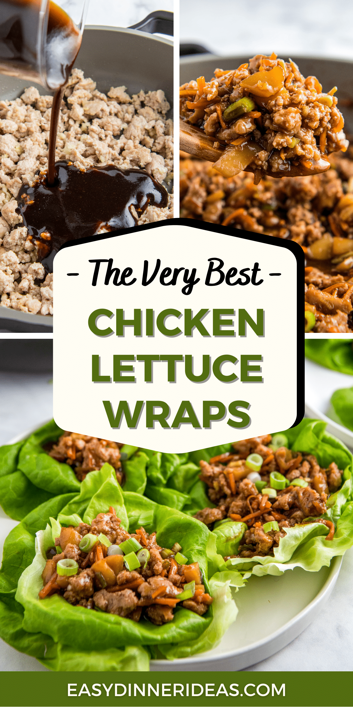Easy Chicken Lettuce Wraps Recipe | Easy Dinner Ideas