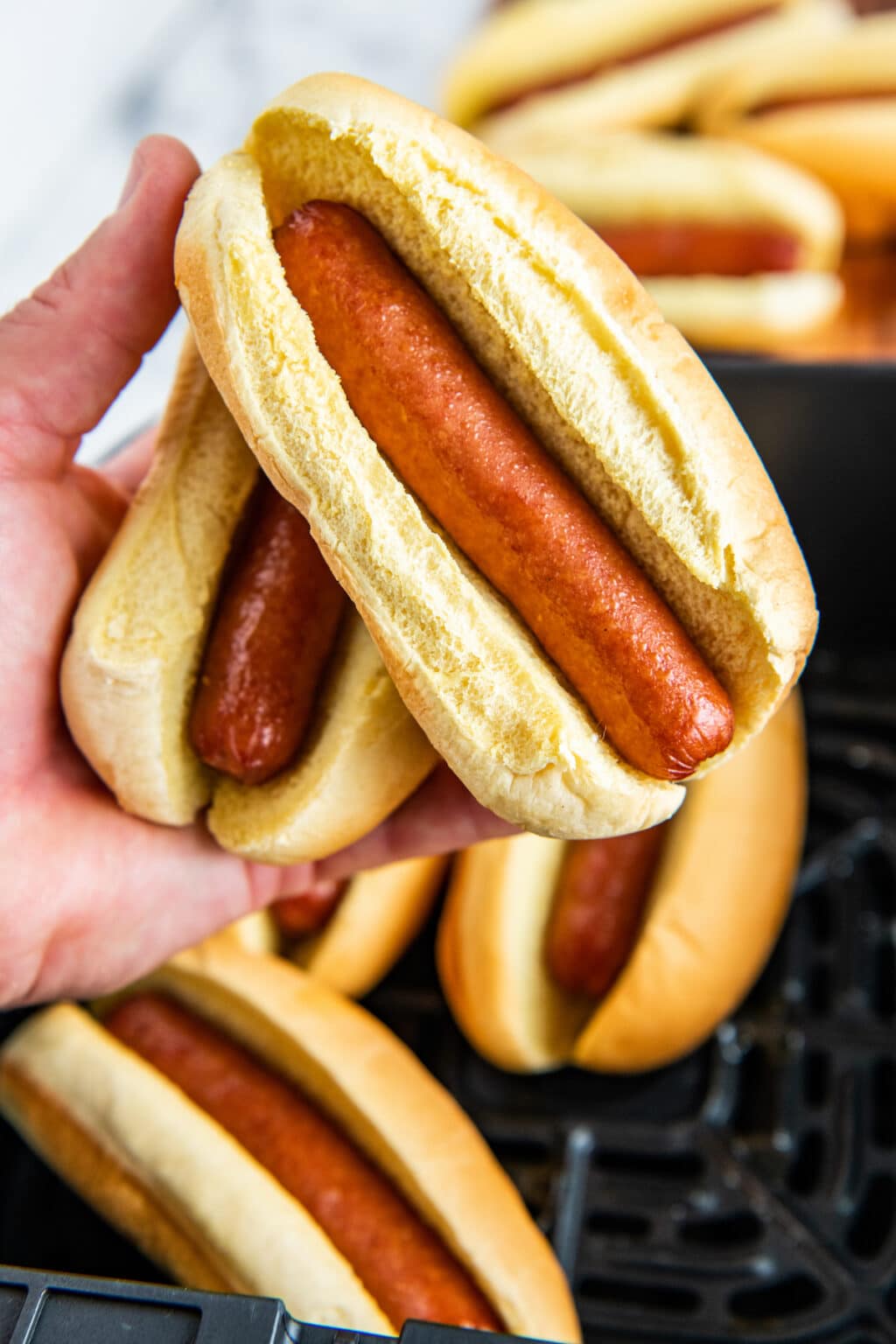 The BEST Air Fryer Hot Dogs In 10 Minutes! Easy Dinner Ideas
