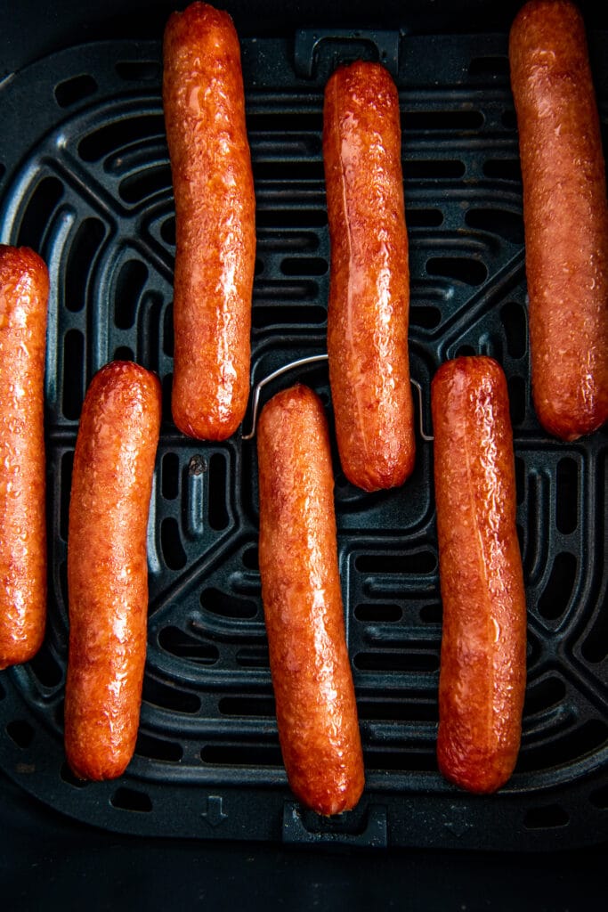 The BEST Air Fryer Hot Dogs In 10 Minutes! Easy Dinner Ideas