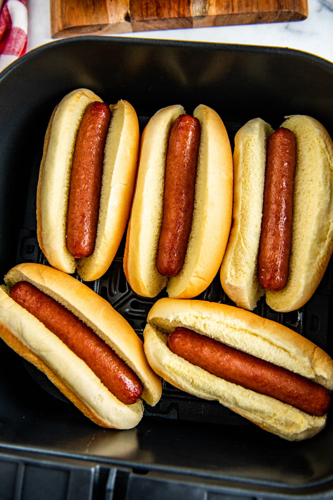 The BEST Air Fryer Hot Dogs In 10 Minutes! Easy Dinner Ideas