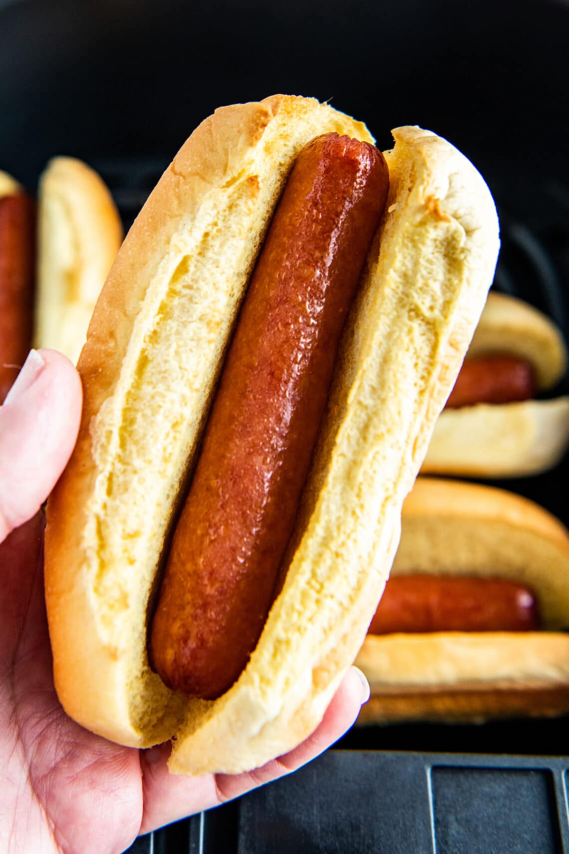 The BEST Air Fryer Hot Dogs In 10 Minutes! Easy Dinner Ideas