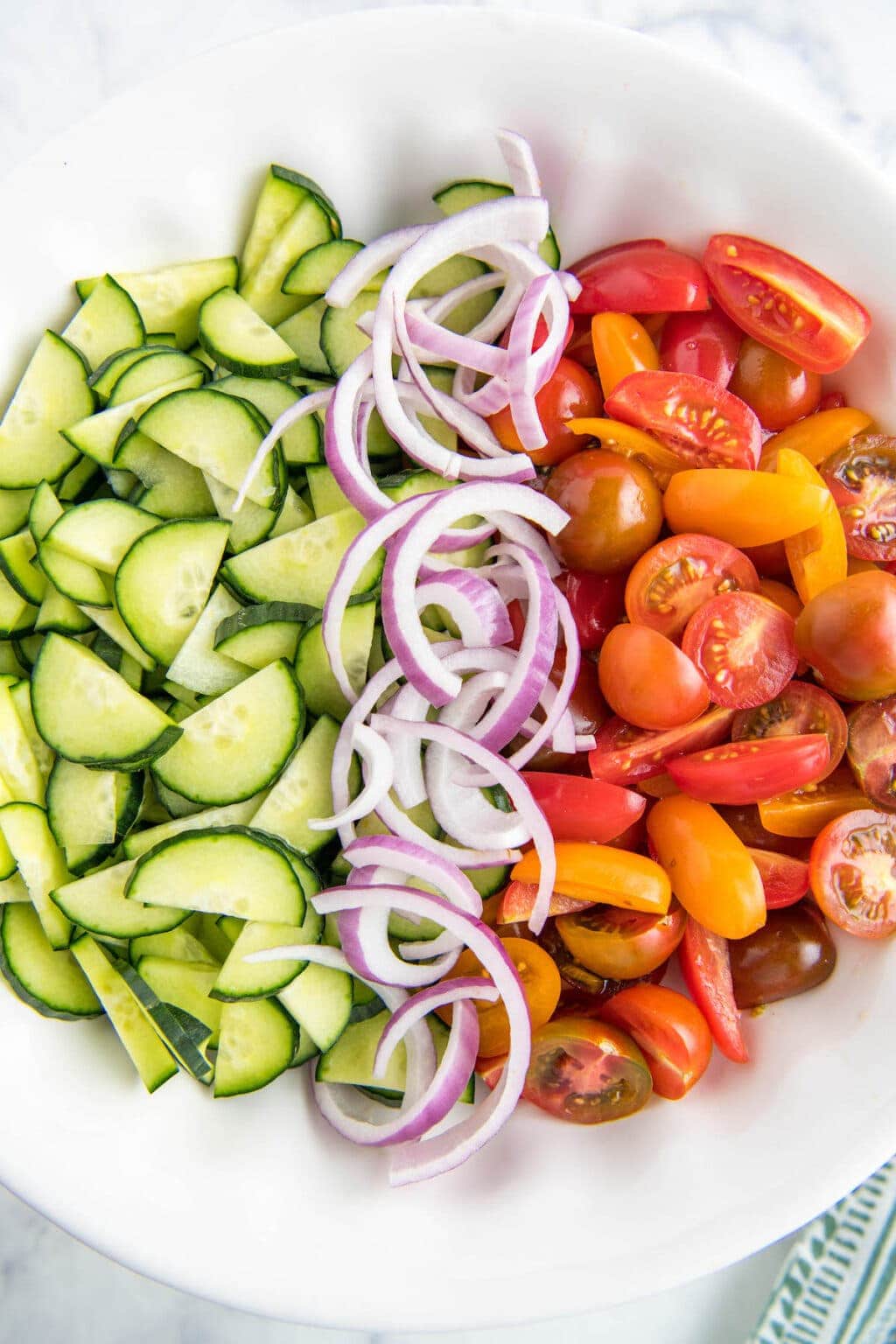 Easy Cucumber Tomato Salad Recipe In 10 Minutes Easy Dinner Ideas