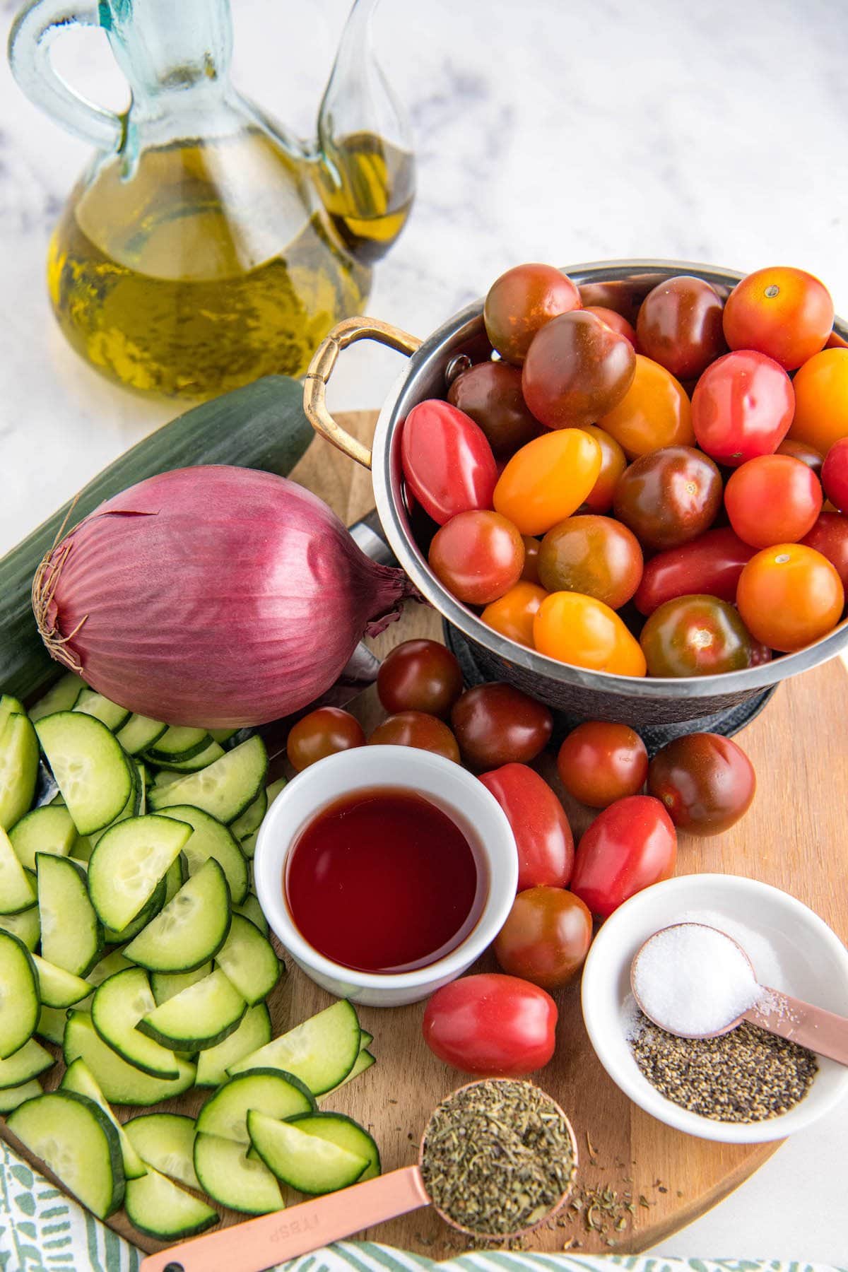 Easy Cucumber Tomato Salad Recipe In 10 Minutes