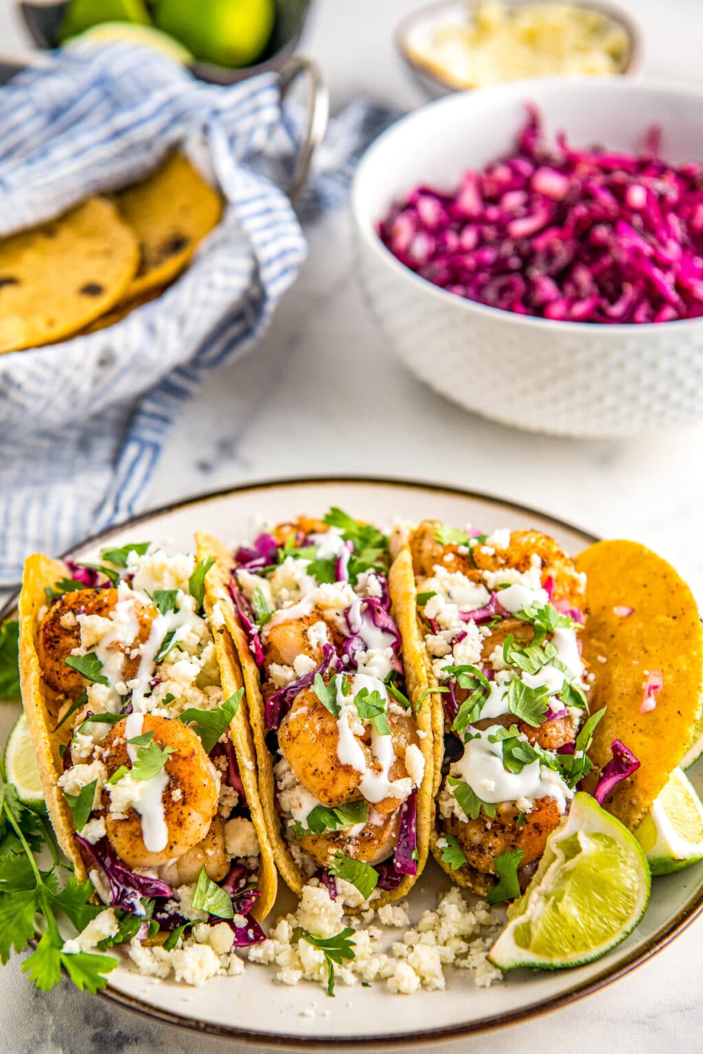 Easy Shrimp Tacos With Slaw In 20 Minutes! Easy Dinner Ideas