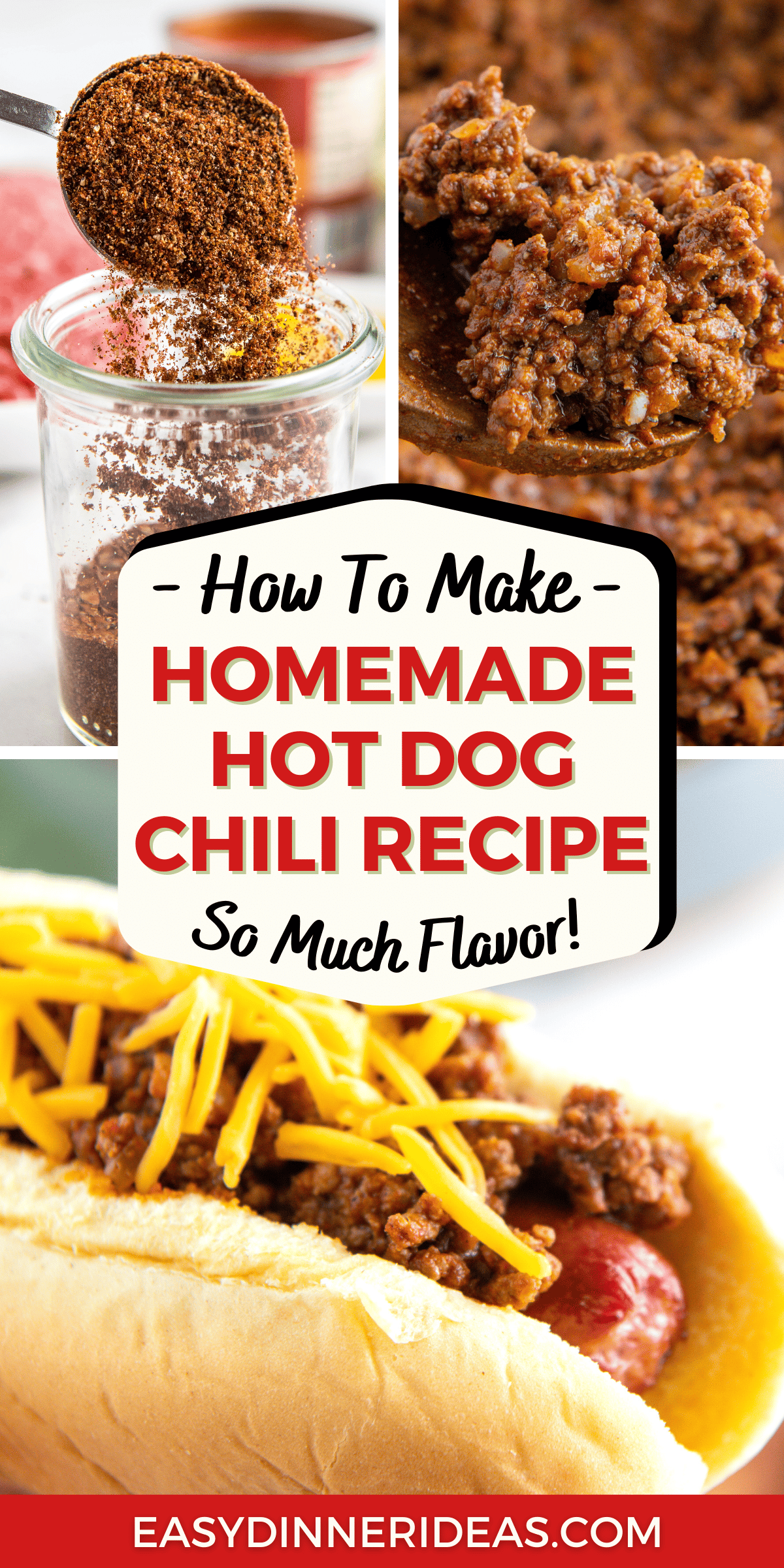 Easy Hot Dog Chili Recipe Easy Dinner Ideas