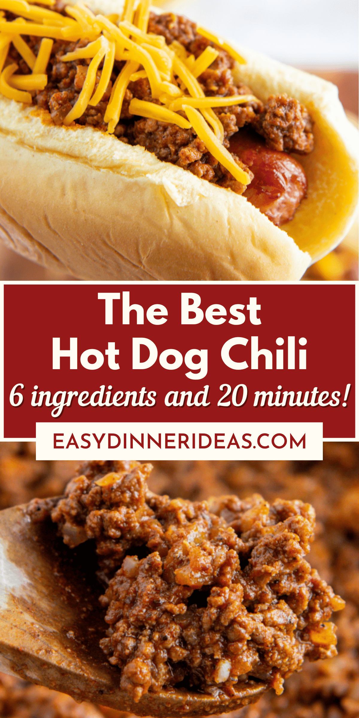 Easy Hot Dog Chili Recipe | Easy Dinner Ideas