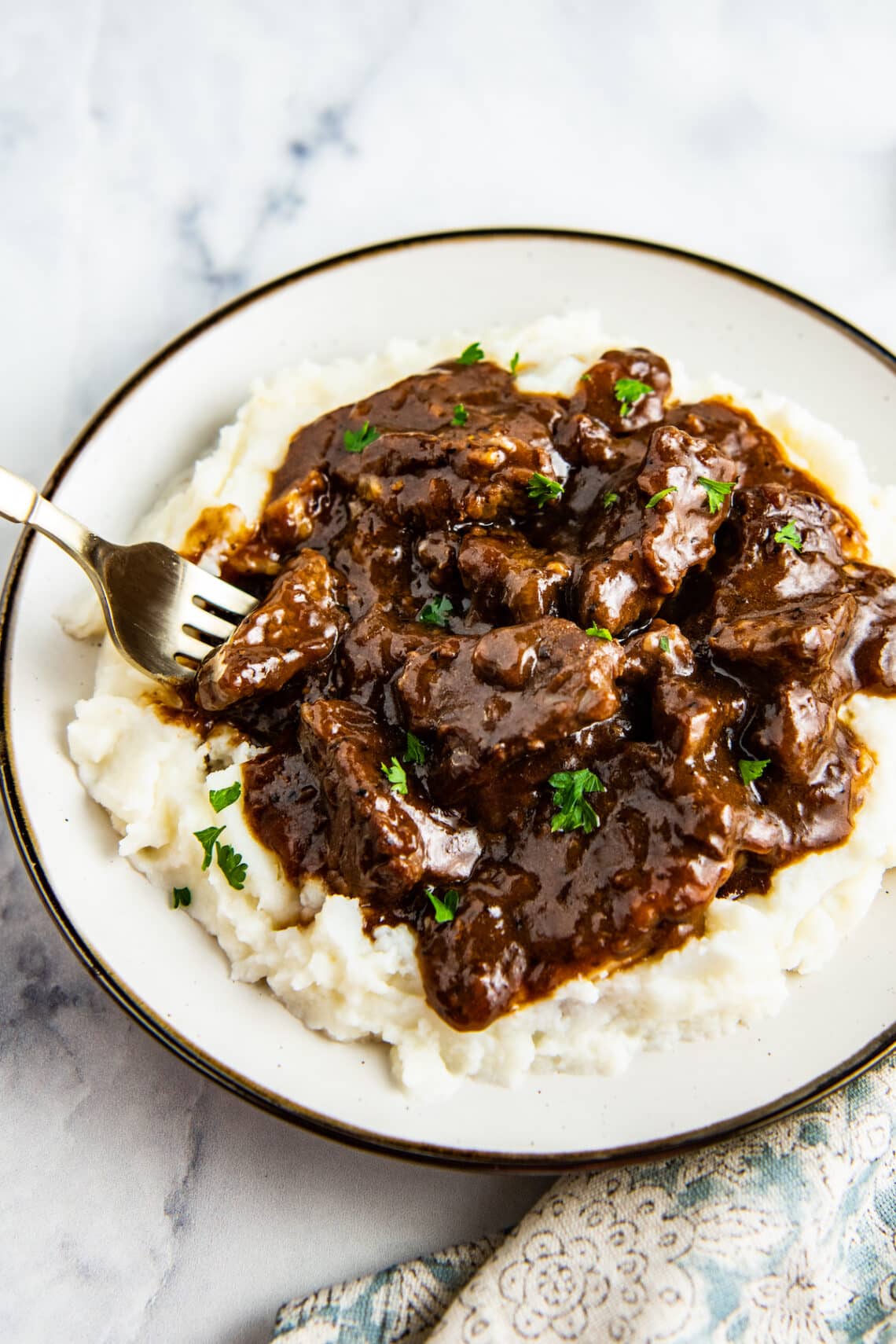 The BEST Beef Tips And Gravy Recipe Easy Dinner Ideas