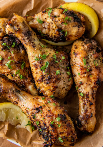 roasted chicken drumsticks with seasonings