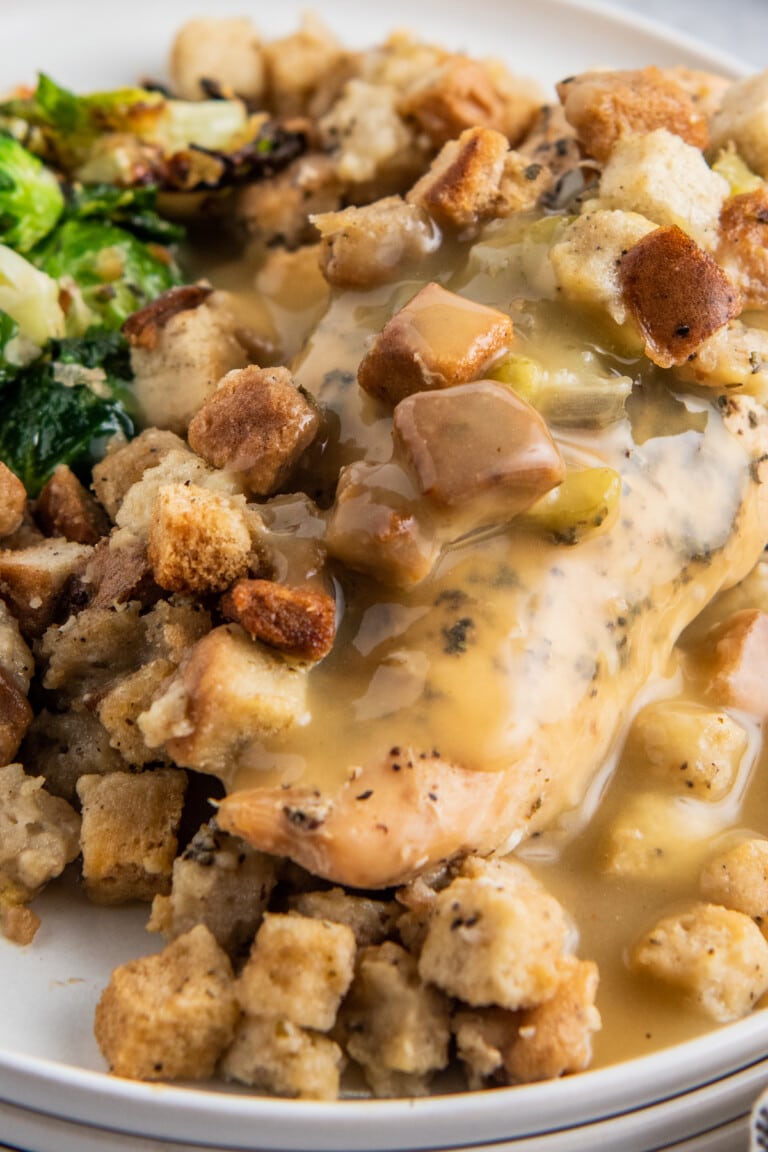 Crockpot Chicken and Stuffing | Easy Dinner Ideas