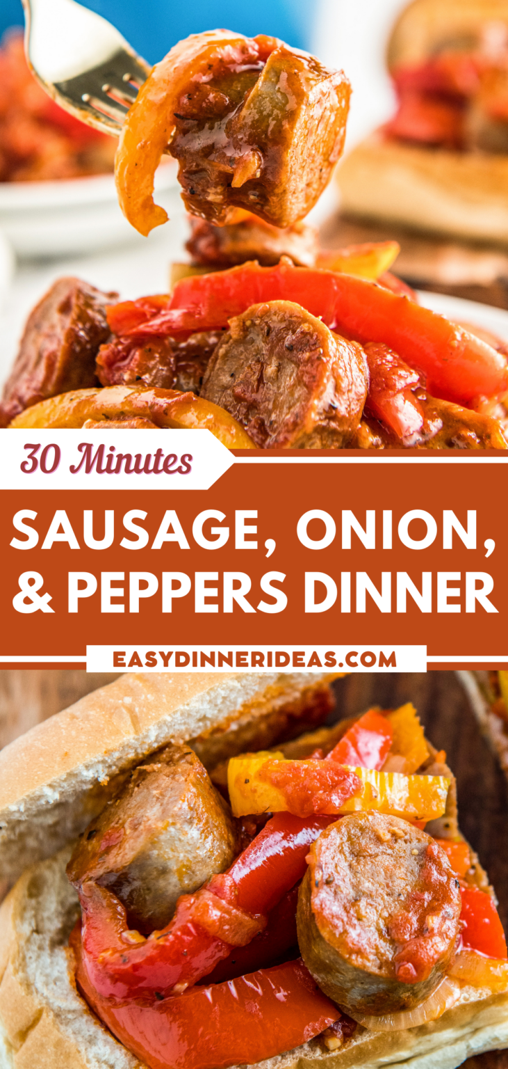 Sausage, Peppers, and Onions | Easy Dinner Ideas