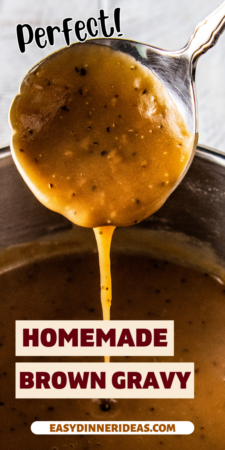 Homemade Brown Gravy No Drippings Easy Dinner Ideas