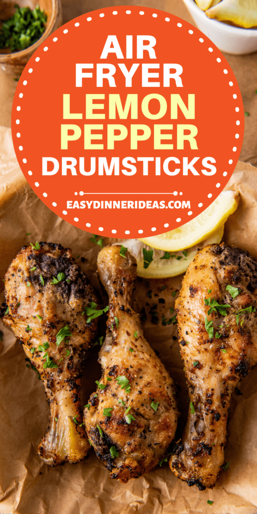 Air Fryer Lemon Pepper Chicken Drumsticks | Easy Dinner Ideas