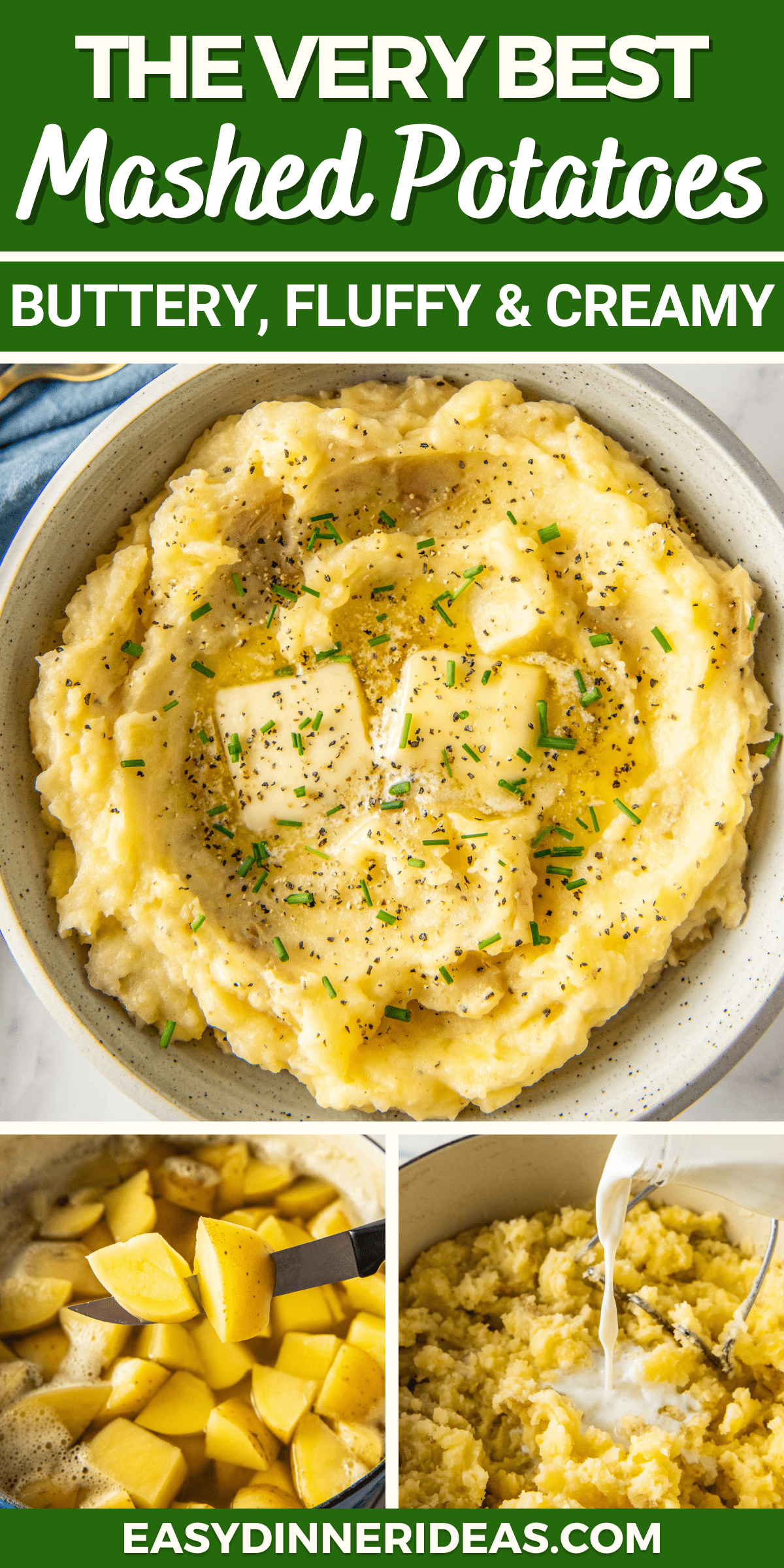 The Best Mashed Potatoes Recipe Easy Dinner Ideas