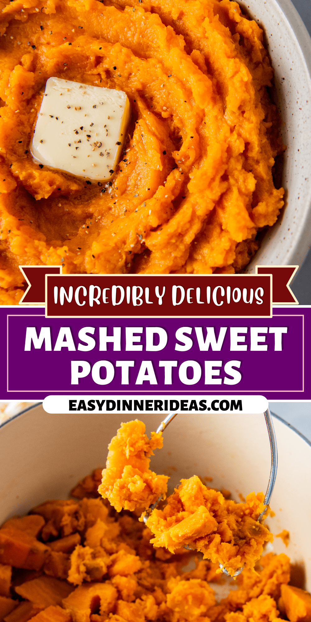 Mashed Sweet Potatoes Recipe | Easy Dinner Ideas