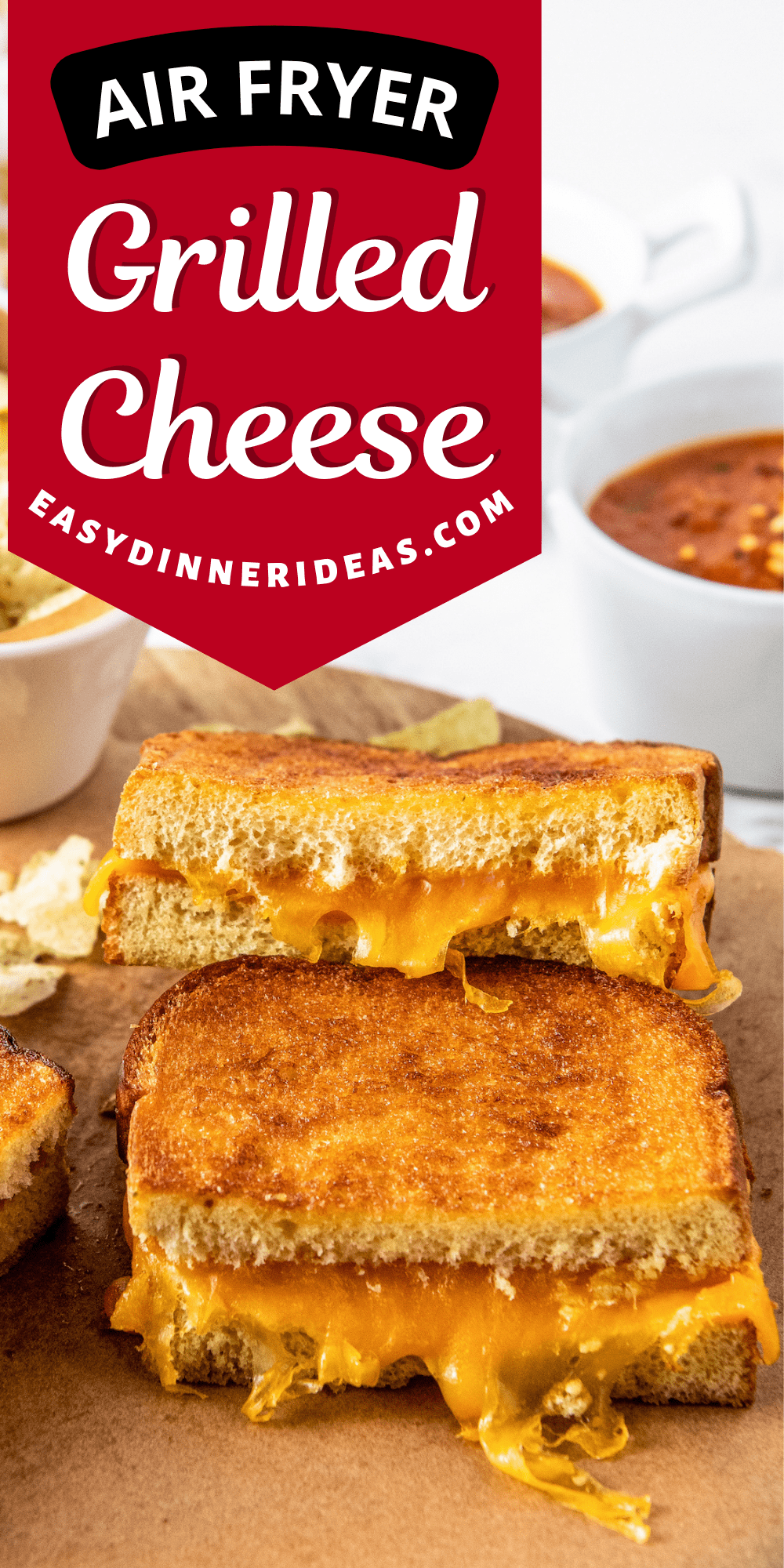 Air Fryer Grilled Cheese Easy Dinner Ideas