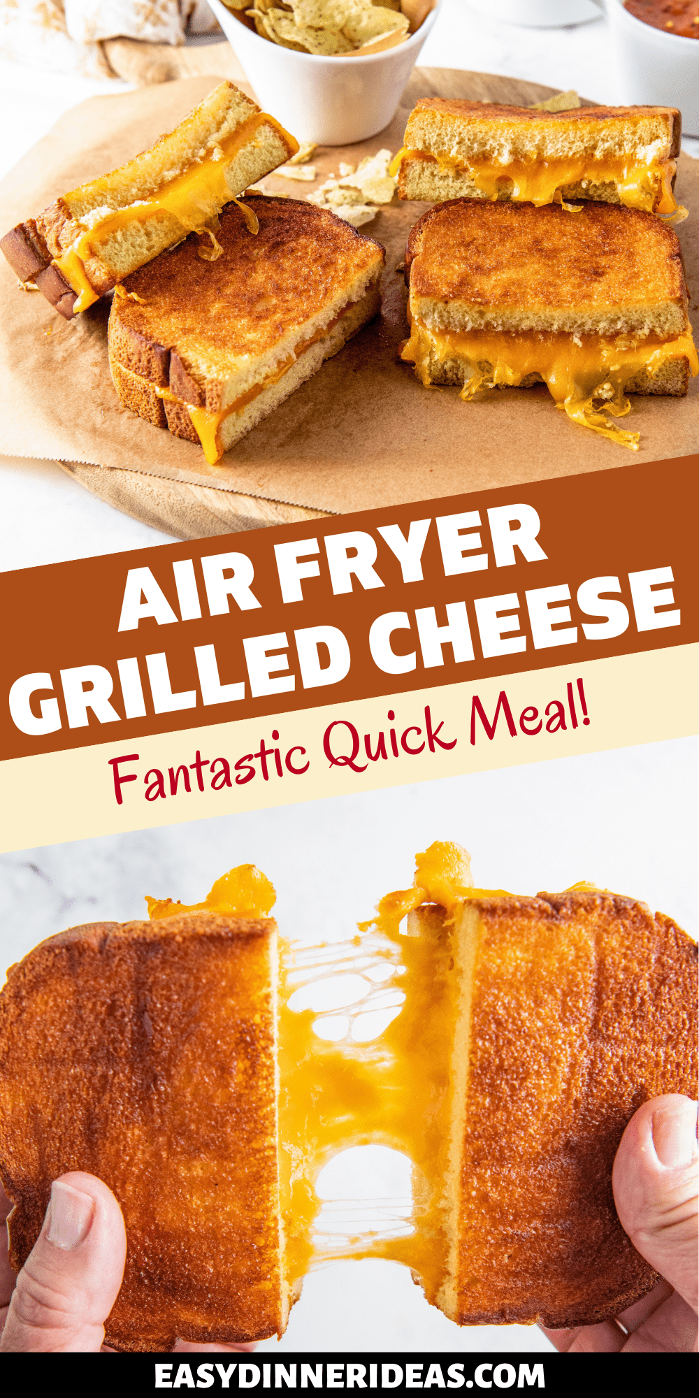 Air Fryer Grilled Cheese Easy Dinner Ideas