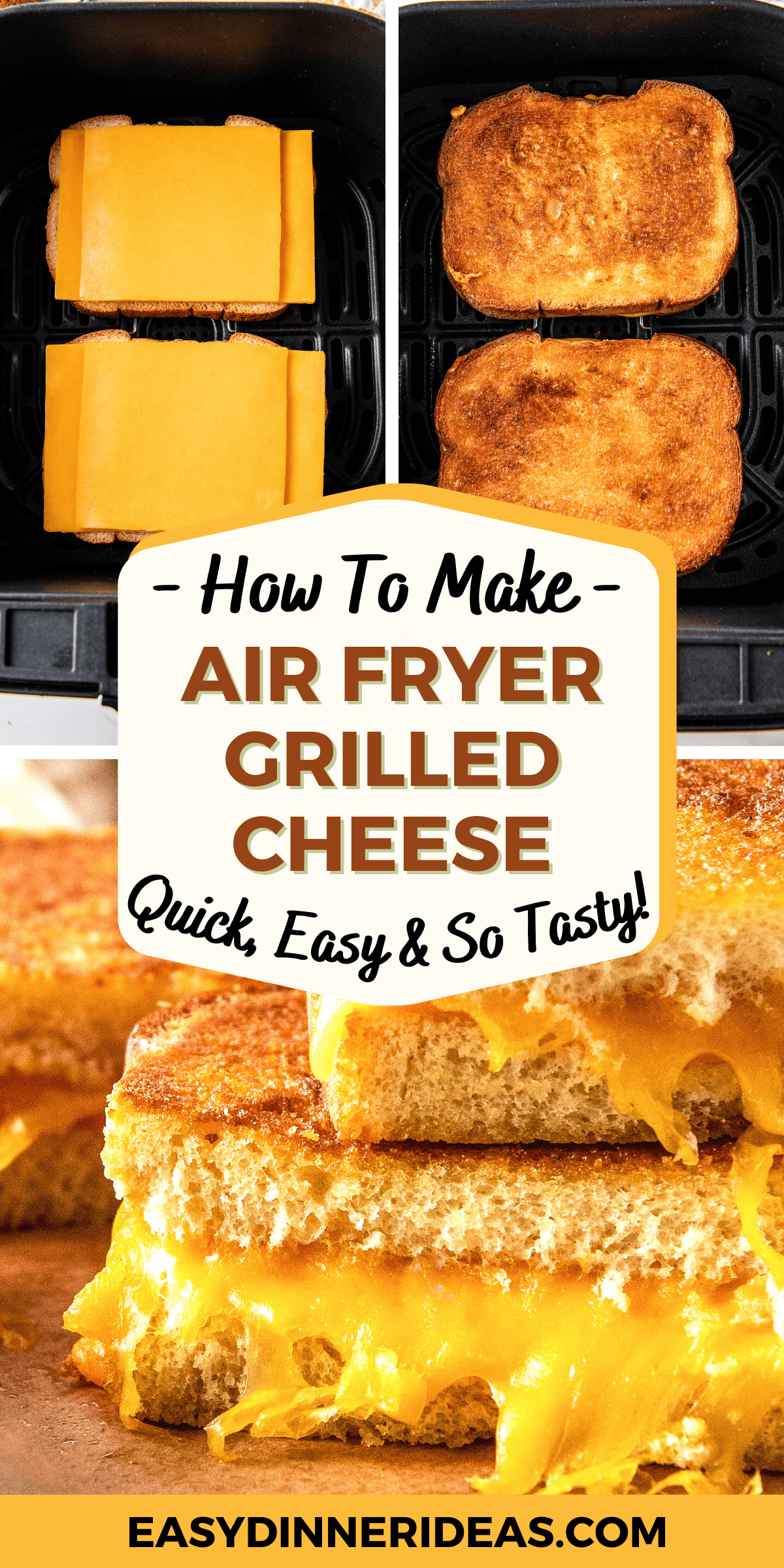 Air Fryer Grilled Cheese Easy Dinner Ideas